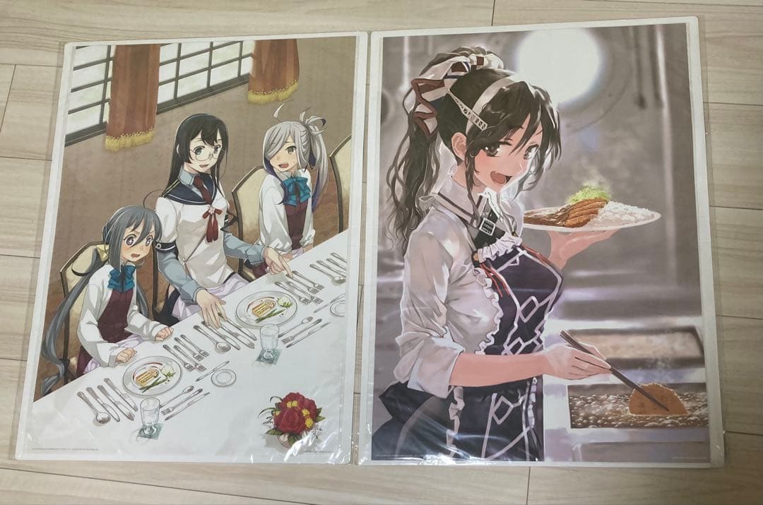 艦これ　1番くじ 総天然色大判ポスター　全2種　コンプリート