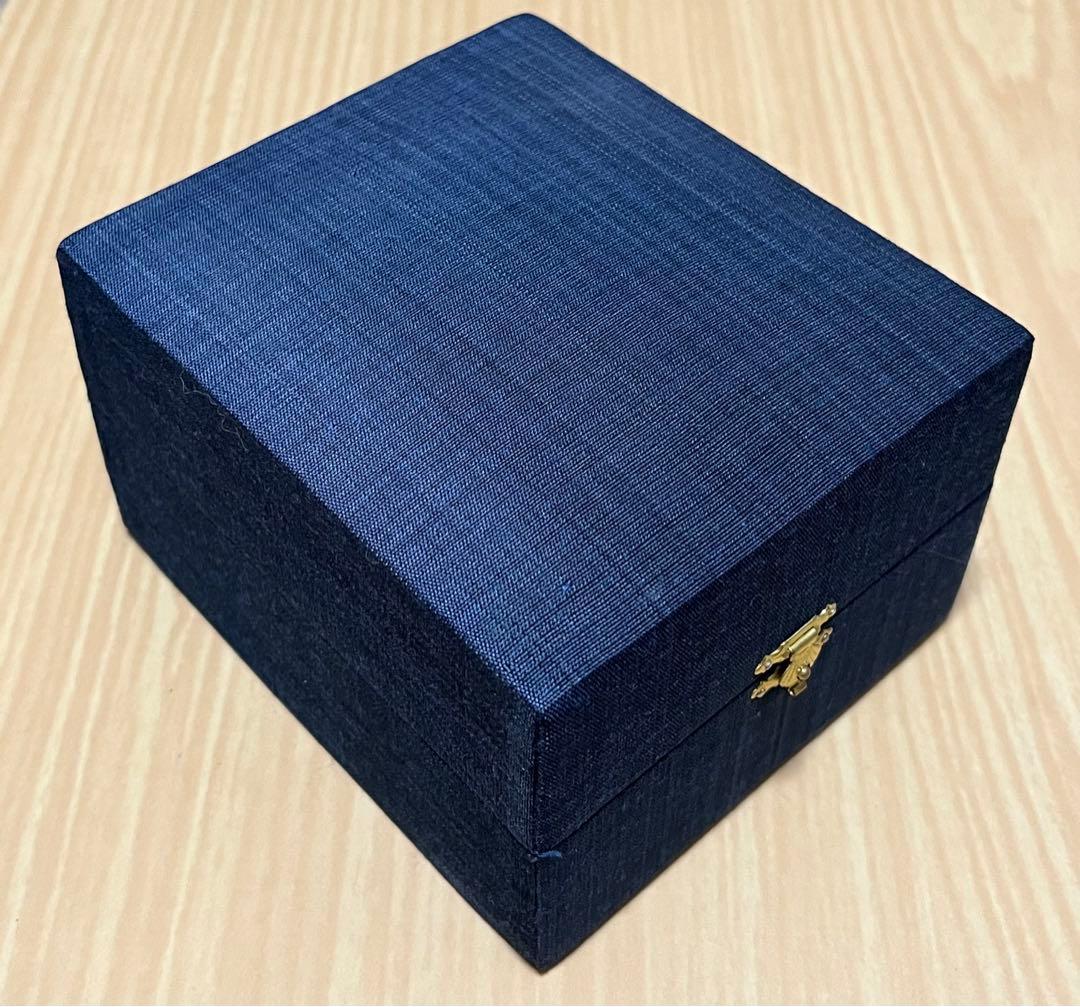 ベンジャロン焼 蓋付き陶器 小物入れ 箱付