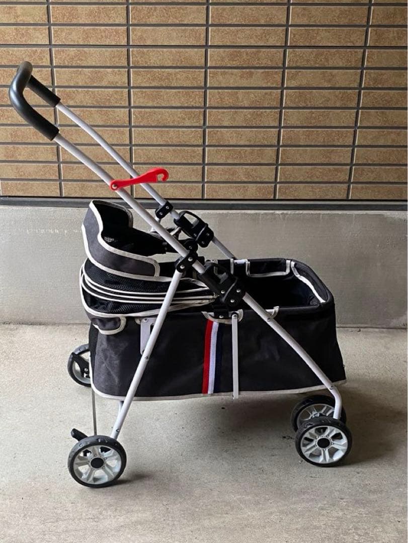 【最終値下げ】Pettom ペットカート 犬用ベビーカー カート バギー猫犬兼用