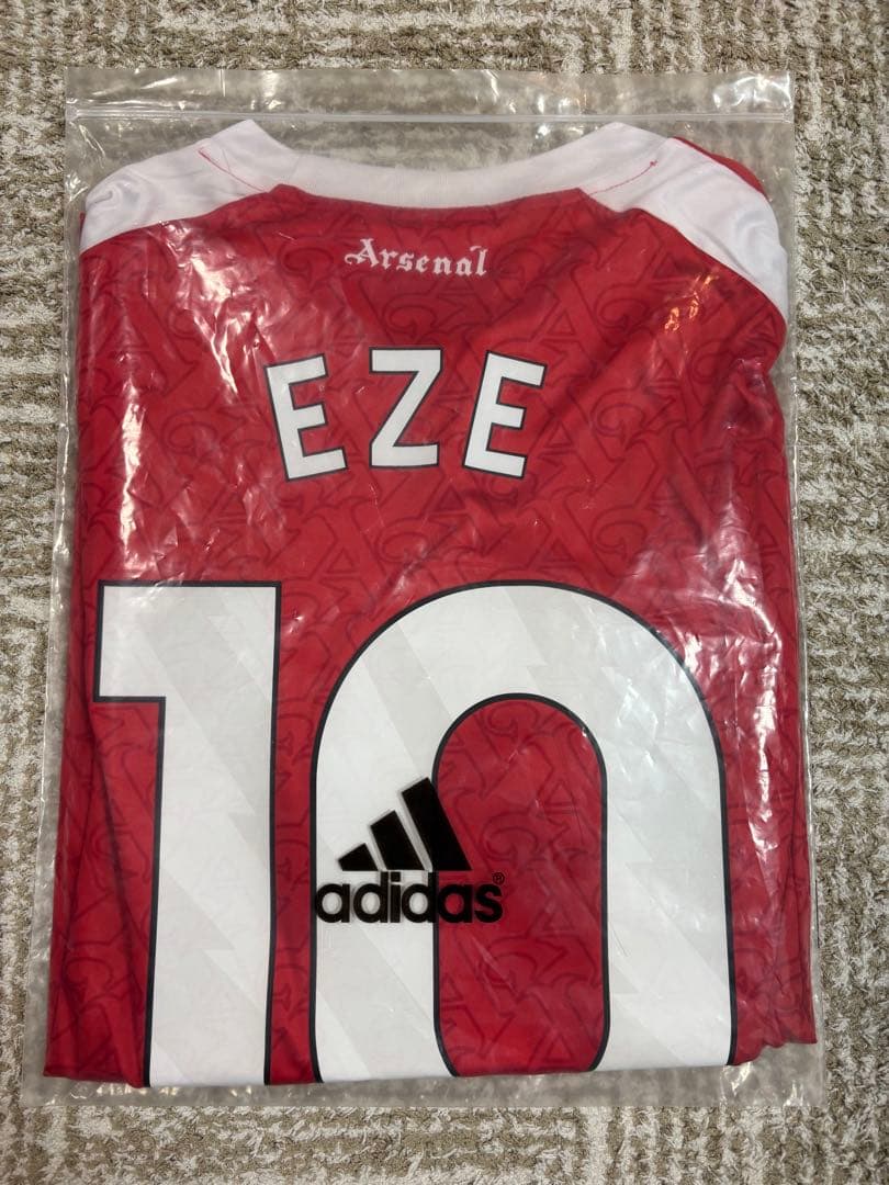 新品 25/26 アーセナル ホーム EZE選手10番 Lサイズ シャツ