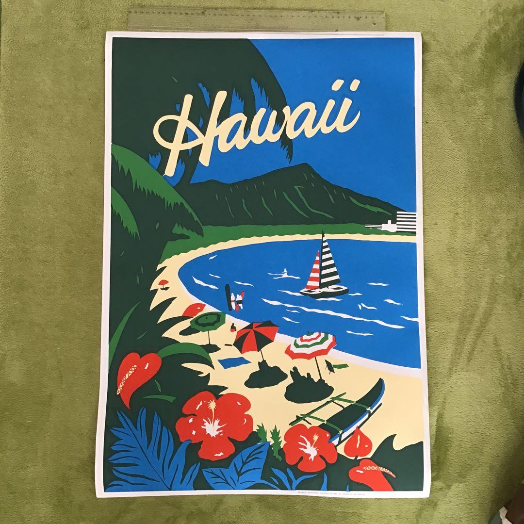 ビンテージ ハワイアン ポスター シルクスクリーン 2枚セット Hawaii
