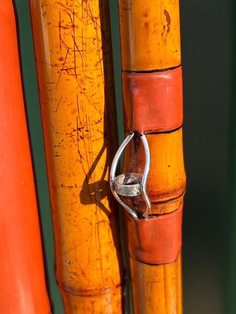 竿敏　石鯛竿　3本半　竹竿　和竿