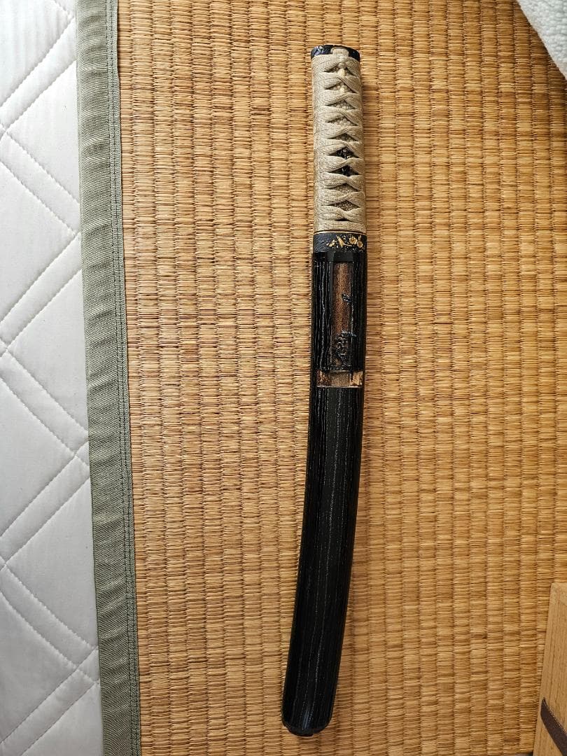 コ*ー様 追加写真あり 江戸時代 短刀の束と笄と鞘 小束 小刀 梅に鶯