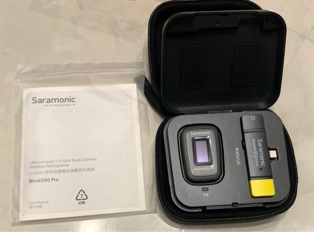 Blink 500 PRO B5 ミニデュアルチャンネルワイヤレスマイク