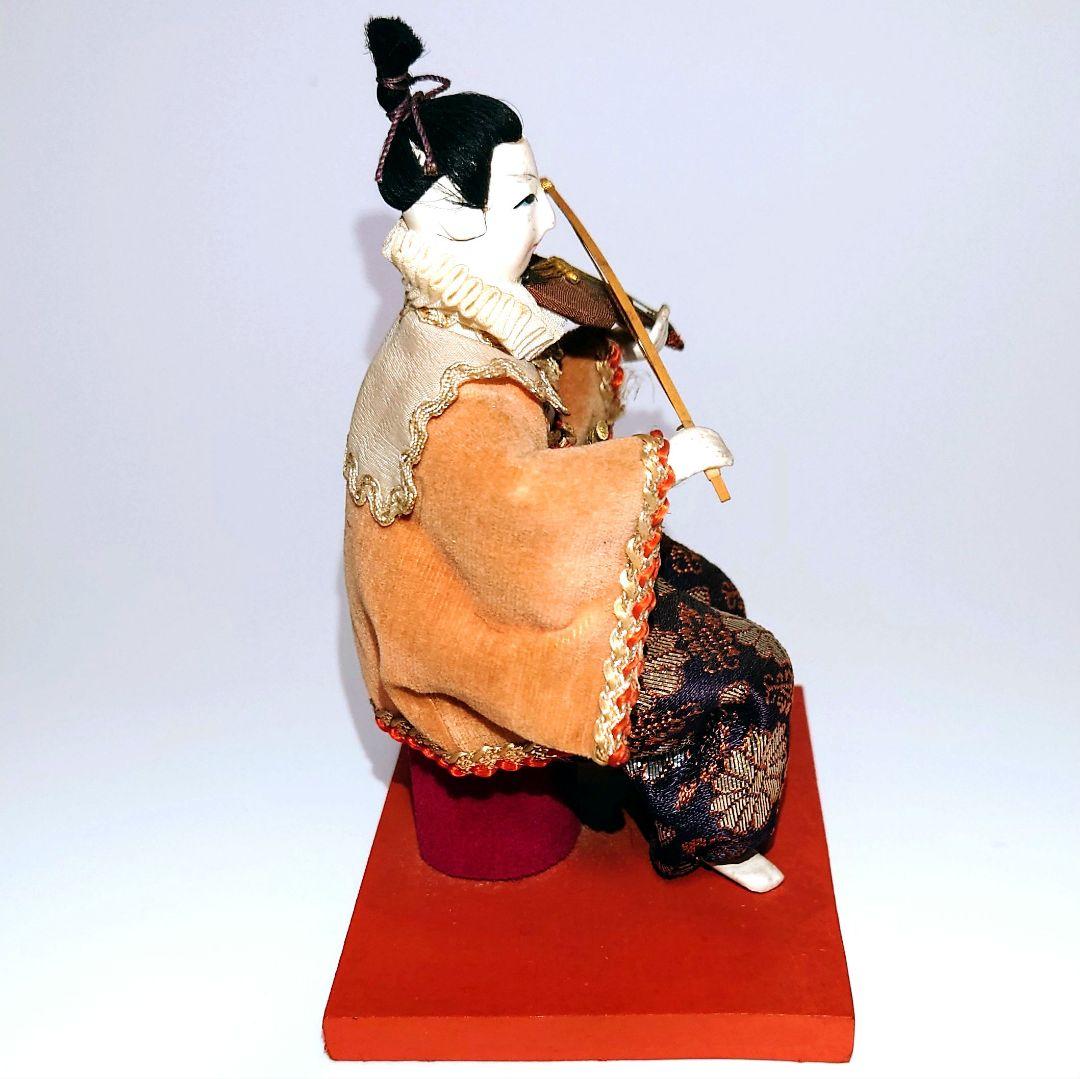 Japanese dolls 日本人形「天草四郎バイオリン弾き」大正レトロ　置物