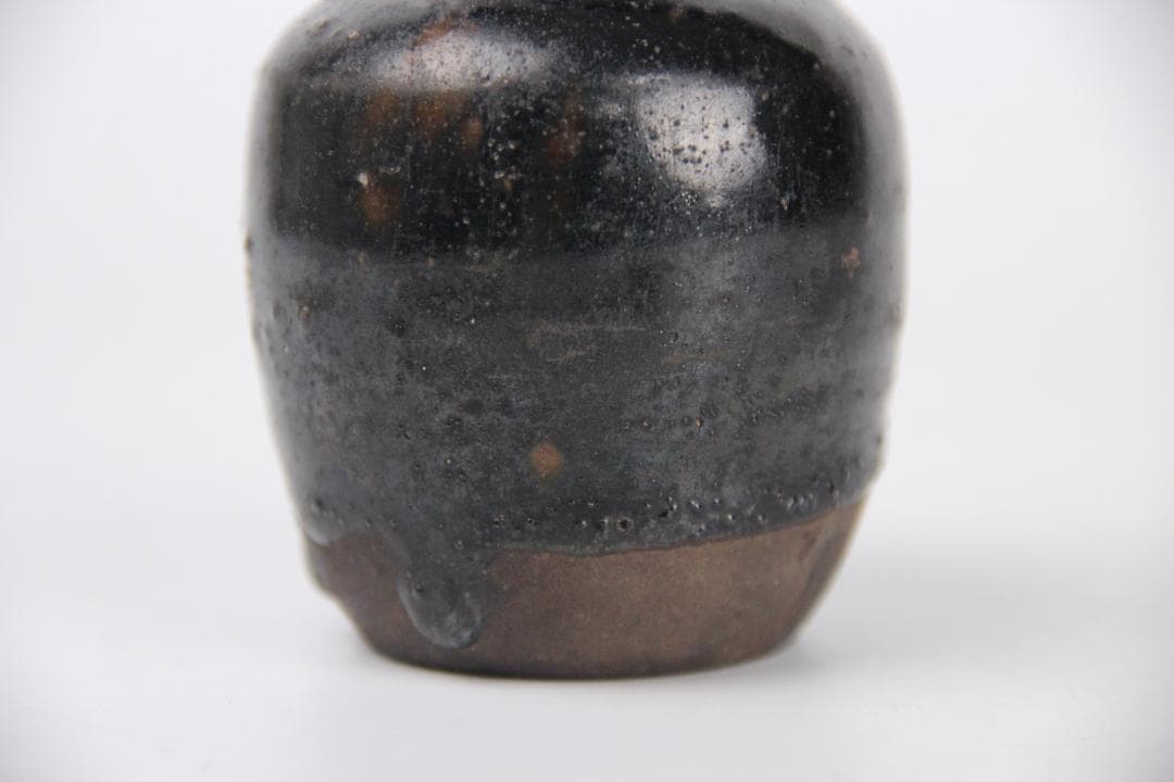 唐物 中国美術 宋代 　茶入　仕覆　箱付 M105