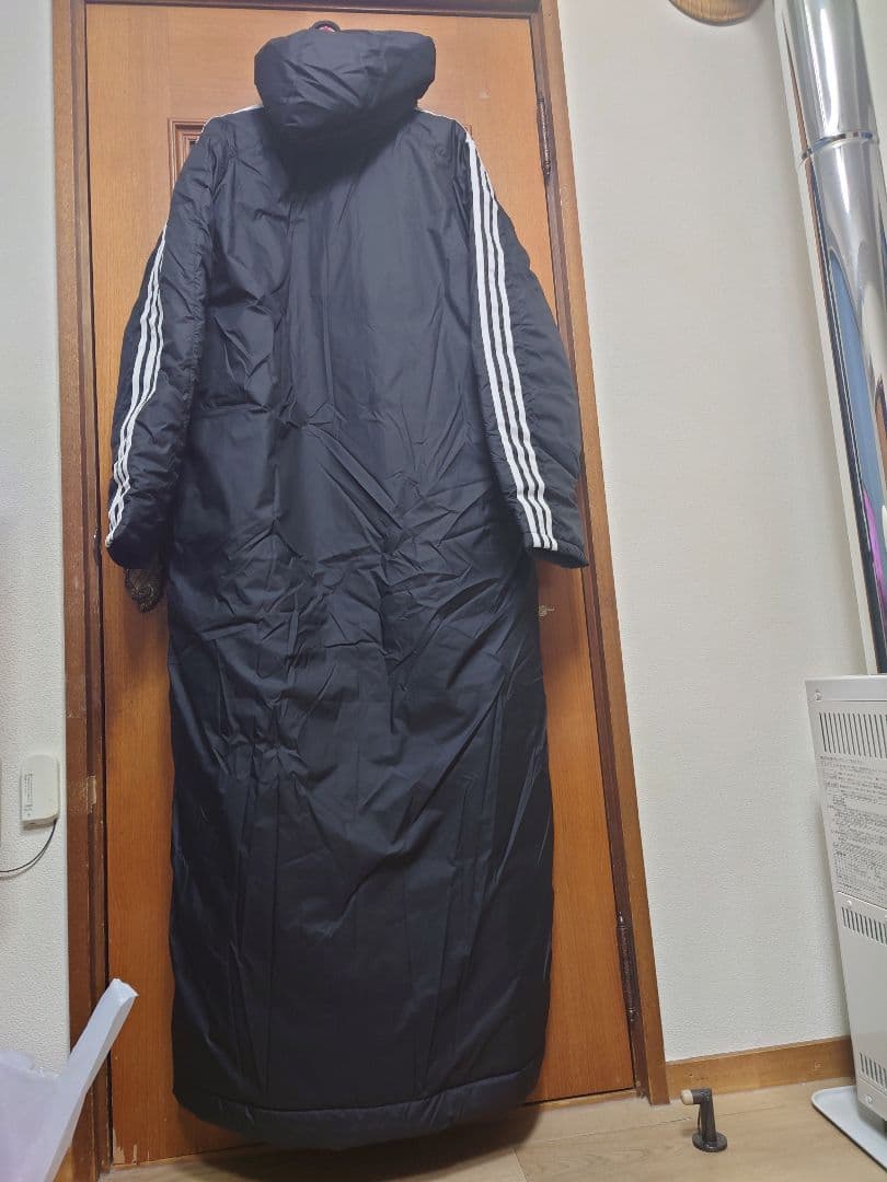 特注サイズ【3XL】　adidas　超ロング　ベンチコート　メンズ　 アディダス