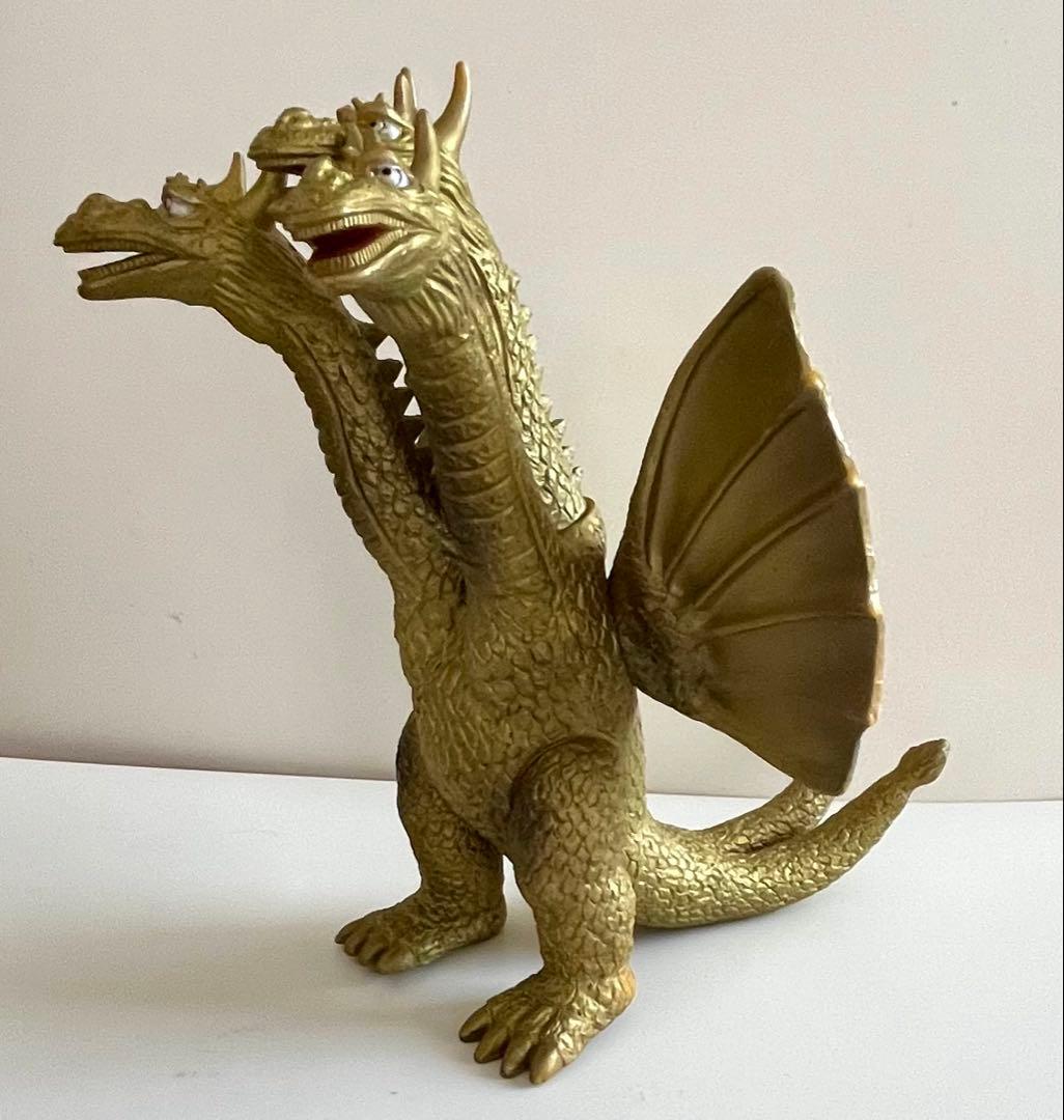 山勝　キングギドラ　17cmソフビ　東宝映像　昭和レトロ