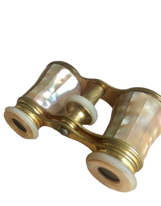 20世紀初頭　フランスアンティーク　マザーオブパール　オペラグラス