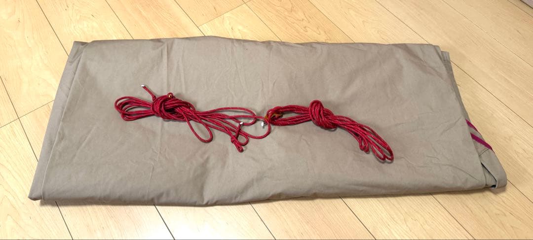 テンマクデザイン ムササビウイング 13ft TC タープ 焚き火version