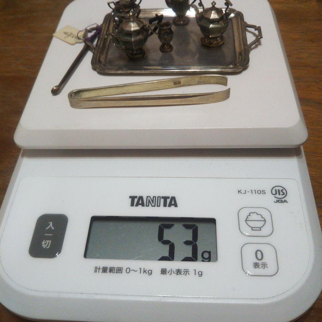 超絶技巧！アンティーク 骨董 銀細工 ミニチュア食器