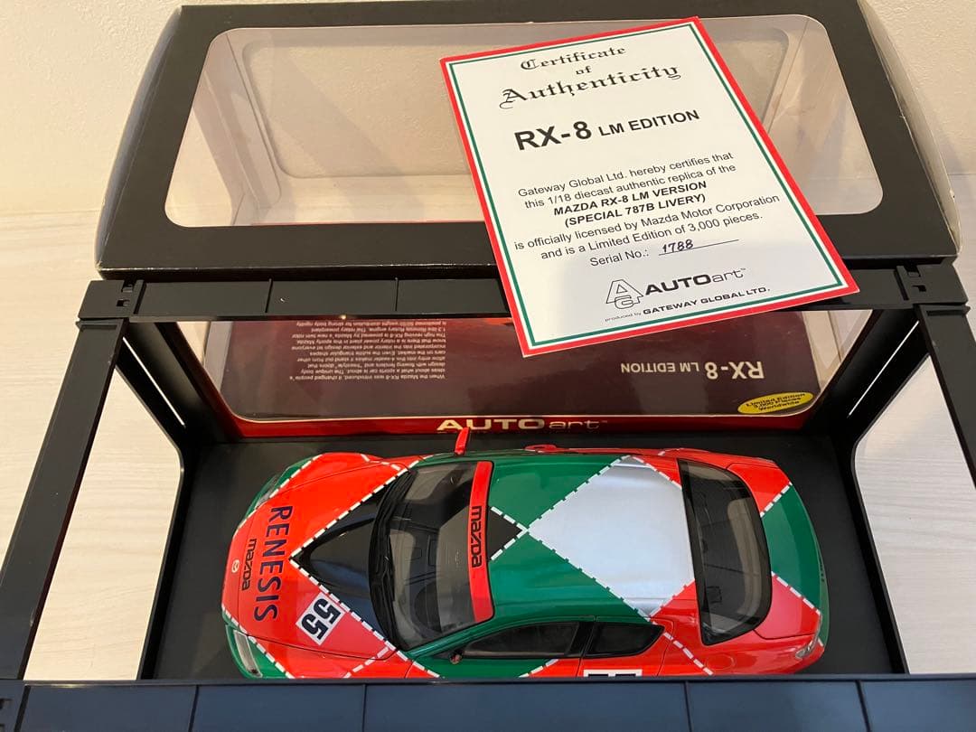 1/18 オートアート Autoart マツダ Mazda RX8 LM ルマン