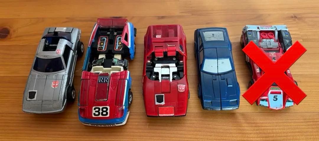 トランスフォーマー ミニカー 4台セット　タカラ