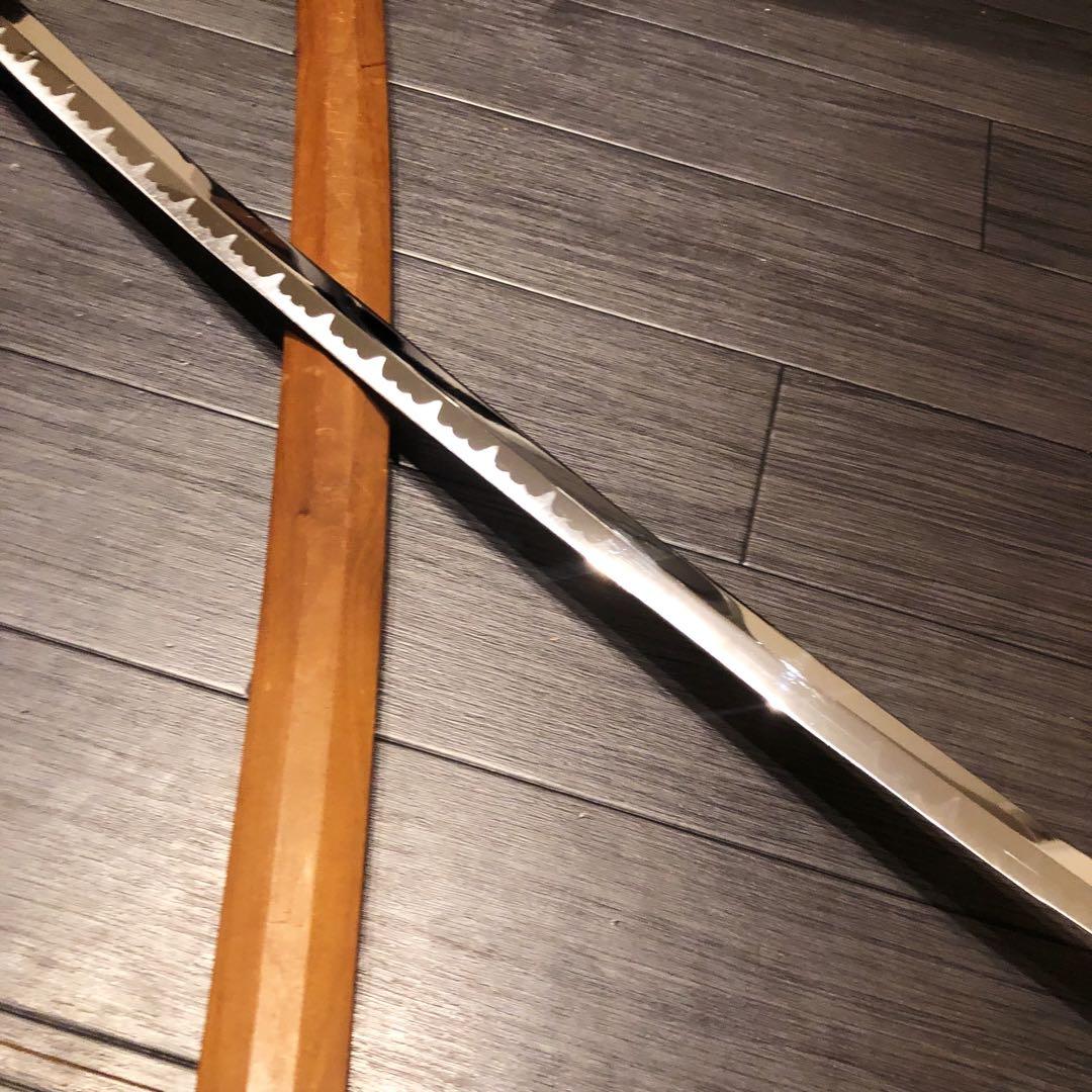 模造刀 白鞘 段平　居合刀 刃文 拵え　太刀