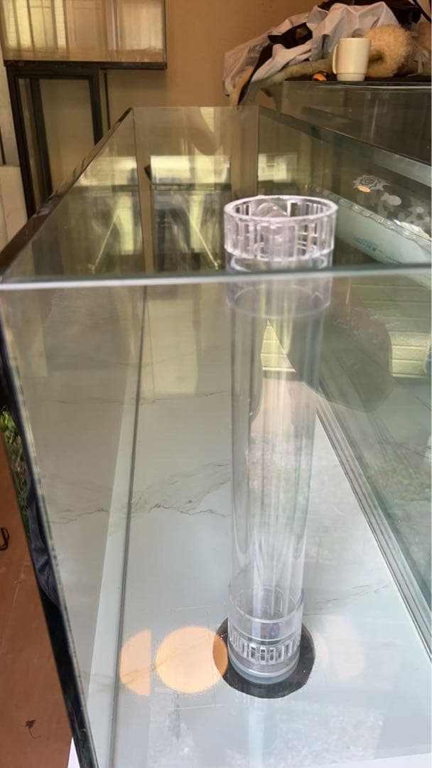 値下げしました‼️⇒ 120-30-40 オーバーフローガラス水槽 と台のセット