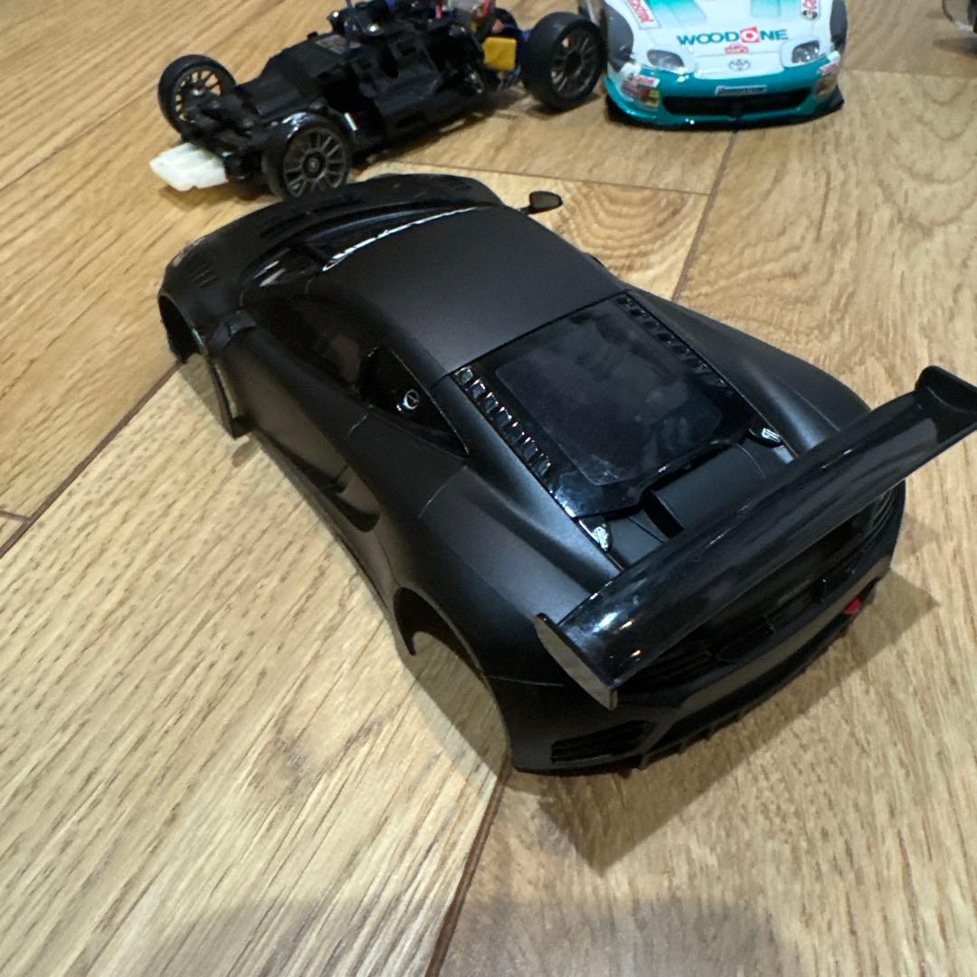 動作確認済　京商ミニッツレーサー カストロール スープラ ウッドワン　プロポ付