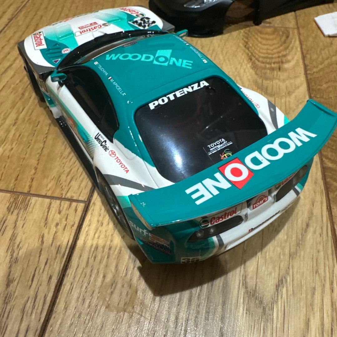 動作確認済　京商ミニッツレーサー カストロール スープラ ウッドワン　プロポ付