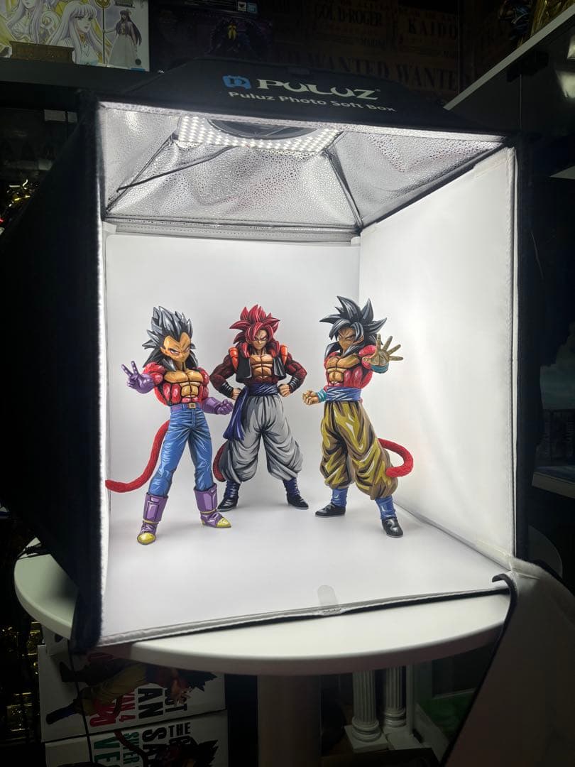 一番くじ　グレイテストサイヤン ゴジータ4 ベジータ4 孫悟空4 リペイント