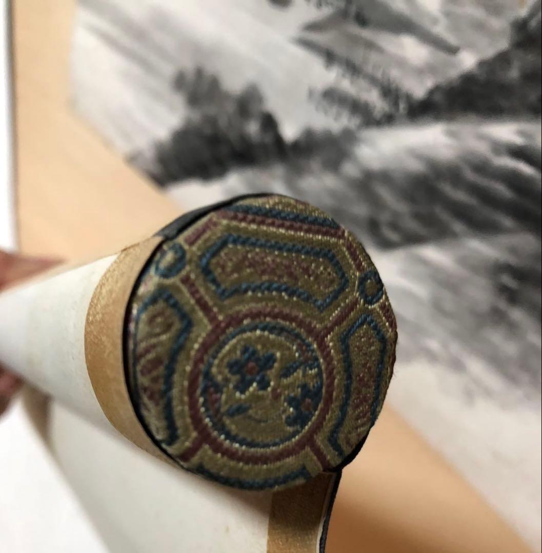 掛け軸　山水　王寅斗 絵［山水図］紙本　肉筆58！