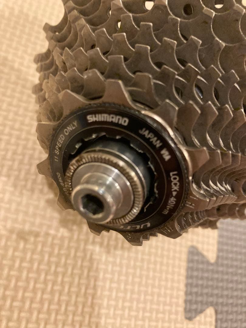 ディスクホイール　ピスト　ロード　シャフト　シマノ　アルテグラ　スプロケット