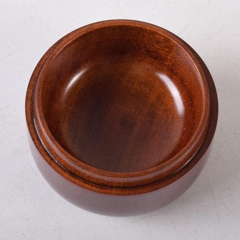 茶道具　山中塗　中嶋宗峰作　桜材　蟹蒔絵　下膨形香合　共箱　V　7507