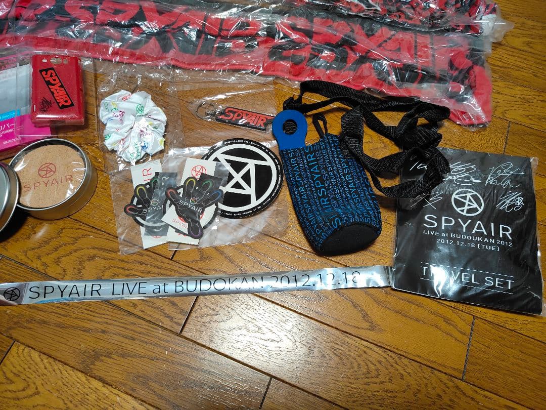 SPYAIR ライブ LIVE グッズ マフラータオル 直筆サイン入り