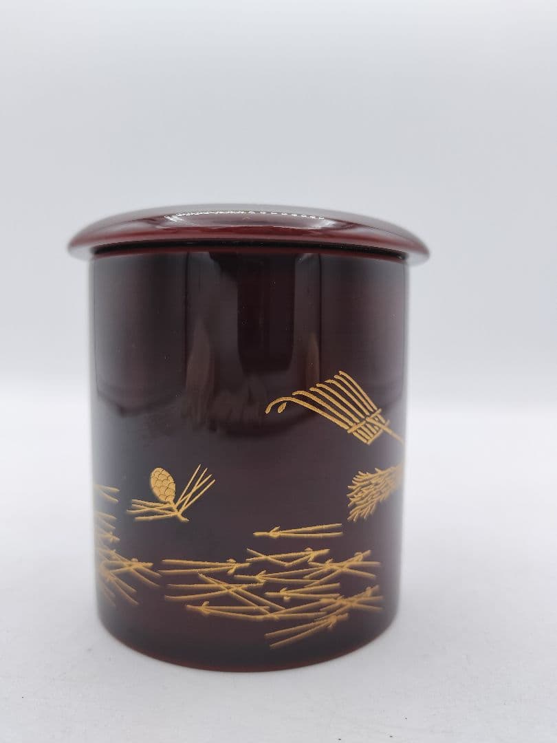 c641 棗 金輪寺 吹寄蒔絵 中村恭蔵 木箱 茶道具 古物