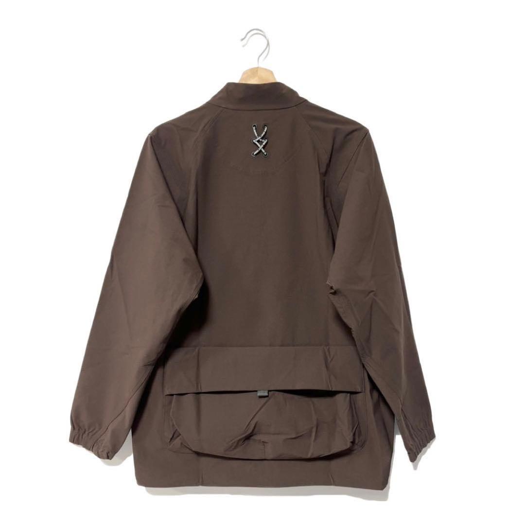 新品 ラッセルノ ゴルフ ハーフジップ プルオーバー ブルゾン ブラウン L 5