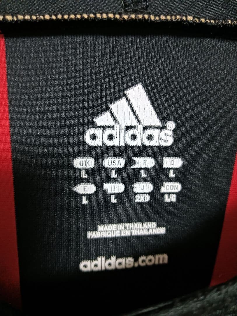 アディダス ACミラン 長袖ユニフォーム 06/07 ホーム M 国内正規品