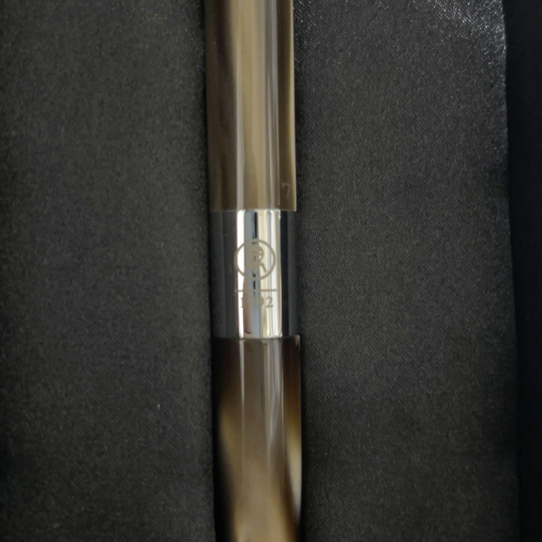 新品未使用 ROMEO No.3 五大陸 別注 太軸ボールペン グレーブラウン