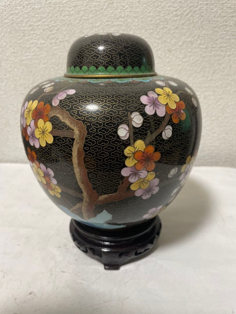 中国景泰藍 七宝焼 壺