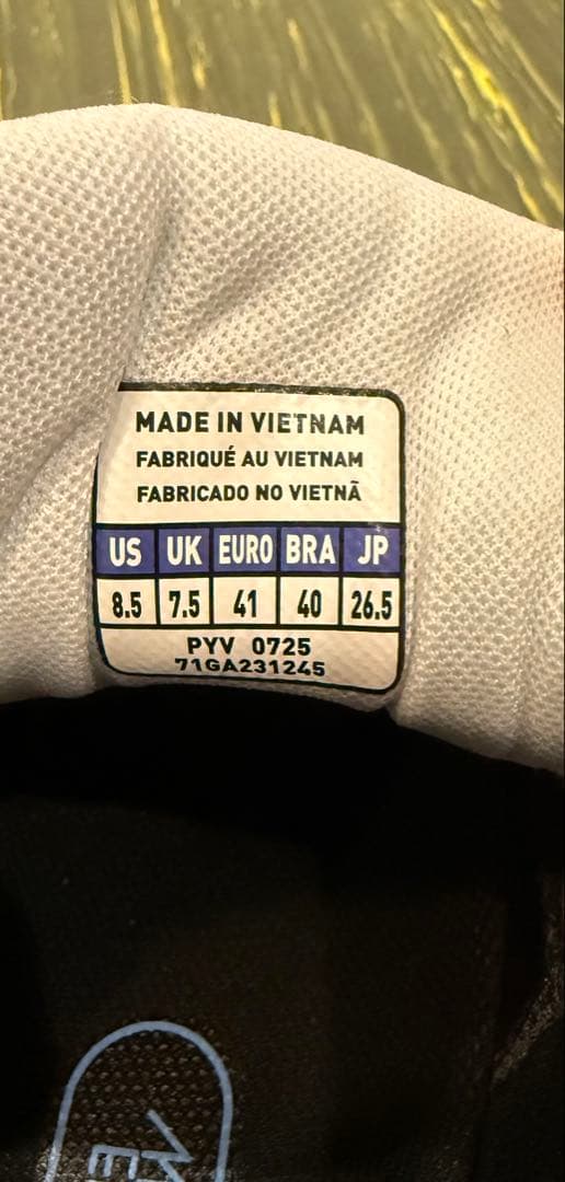 ミズノ　ウエーブファング2fit 新品26.5cm