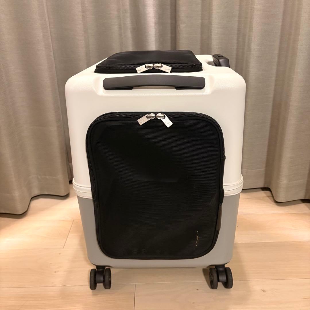 ペットキャリー ico Lサイズ PETICO ペチコ サンドグレー×ホワイト