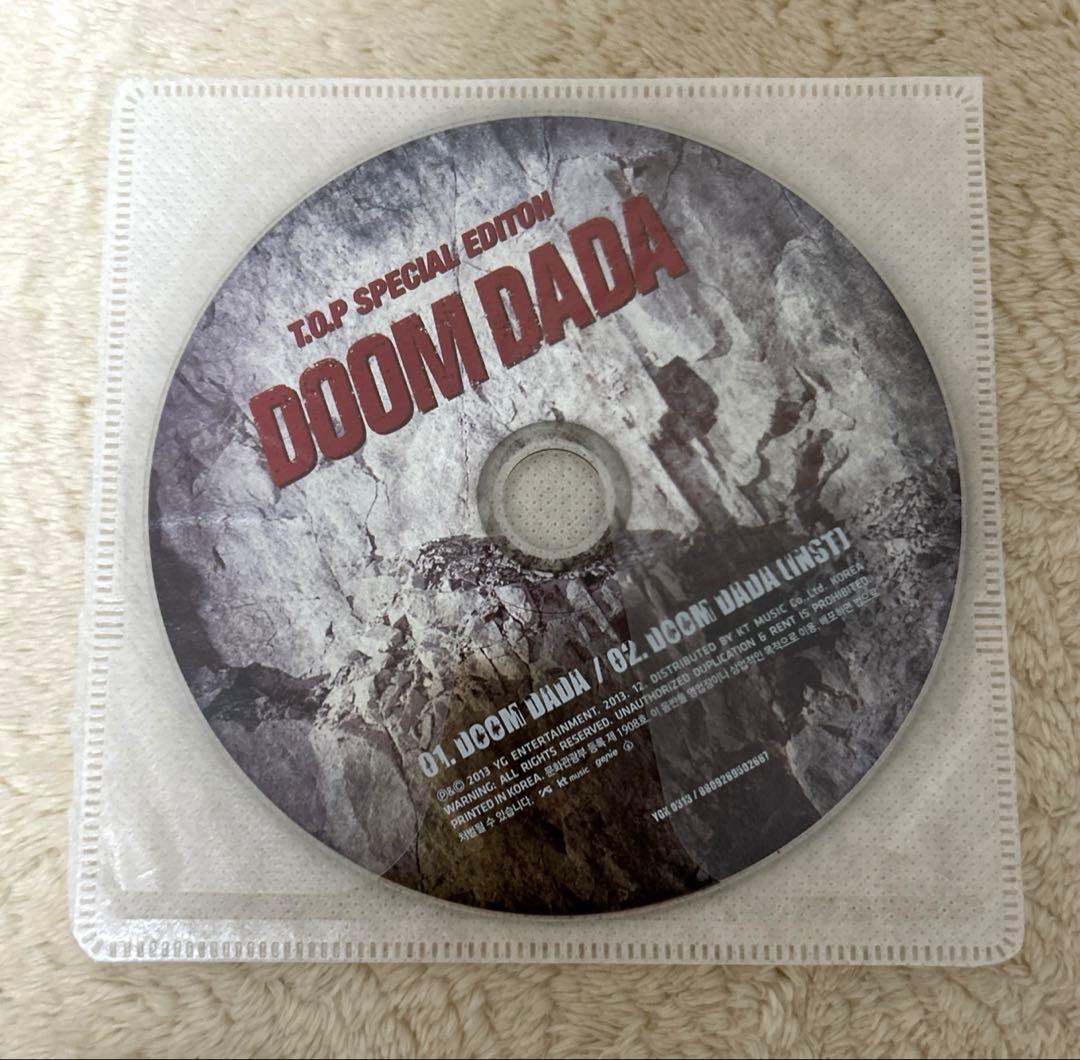 BIGBANG TOP DOOM DADA 韓国盤CD 写真集 廃盤CD タプ