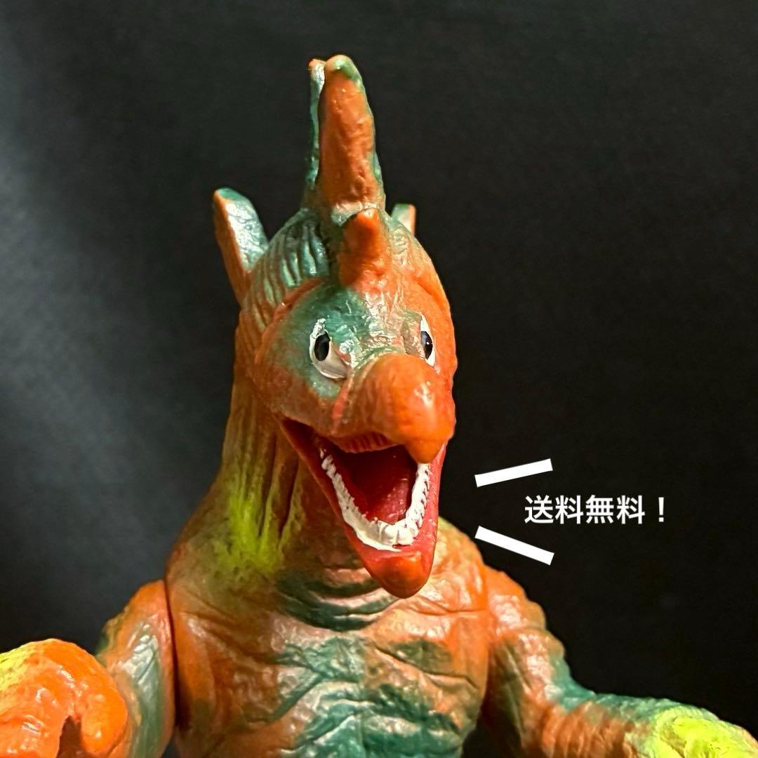 【当時物】■ ムルチ ソフビ /ポピー キングザウルス 足型 / 帰マン怪獣