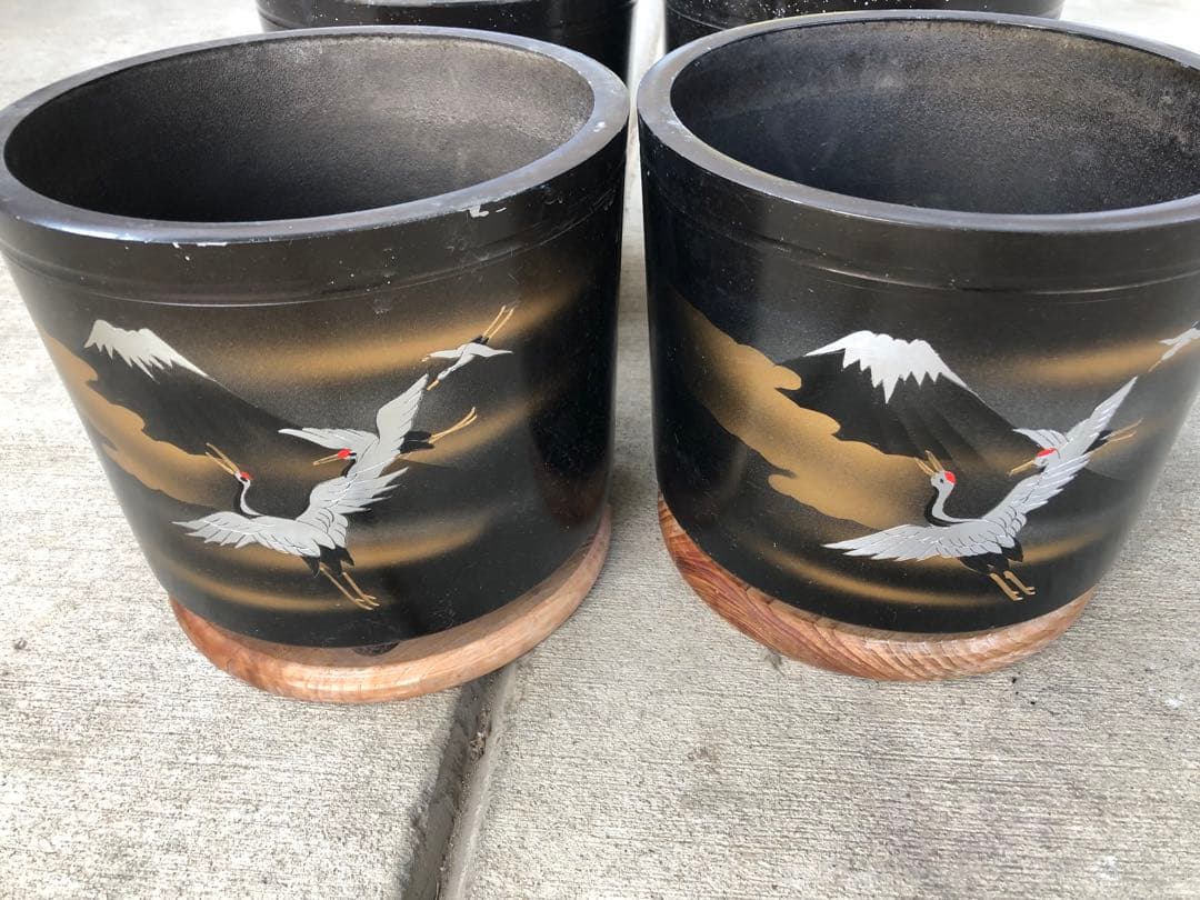 火鉢4個セット(E67)