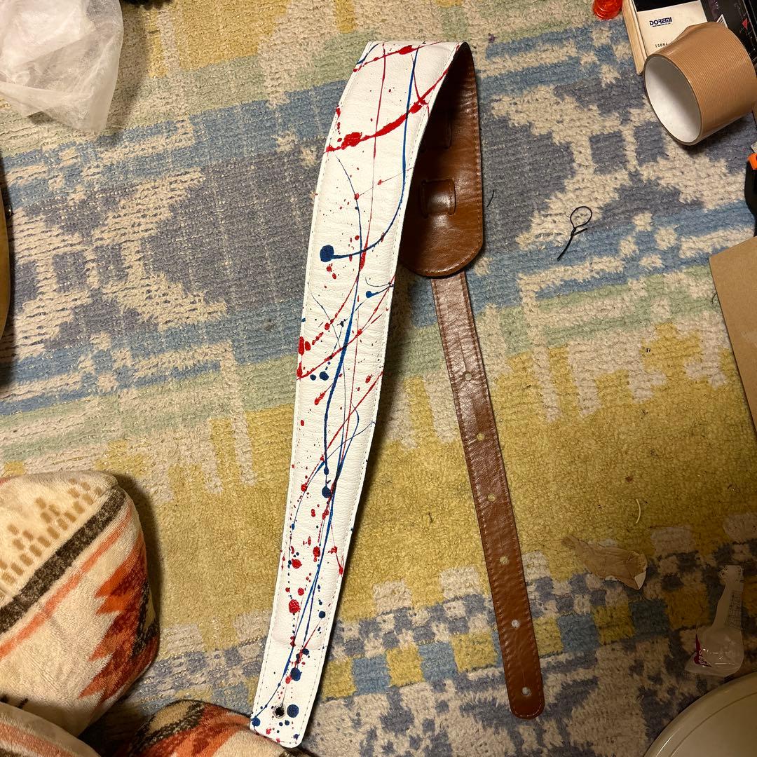 Evo Straps 本革ストラップ ブラウン/白