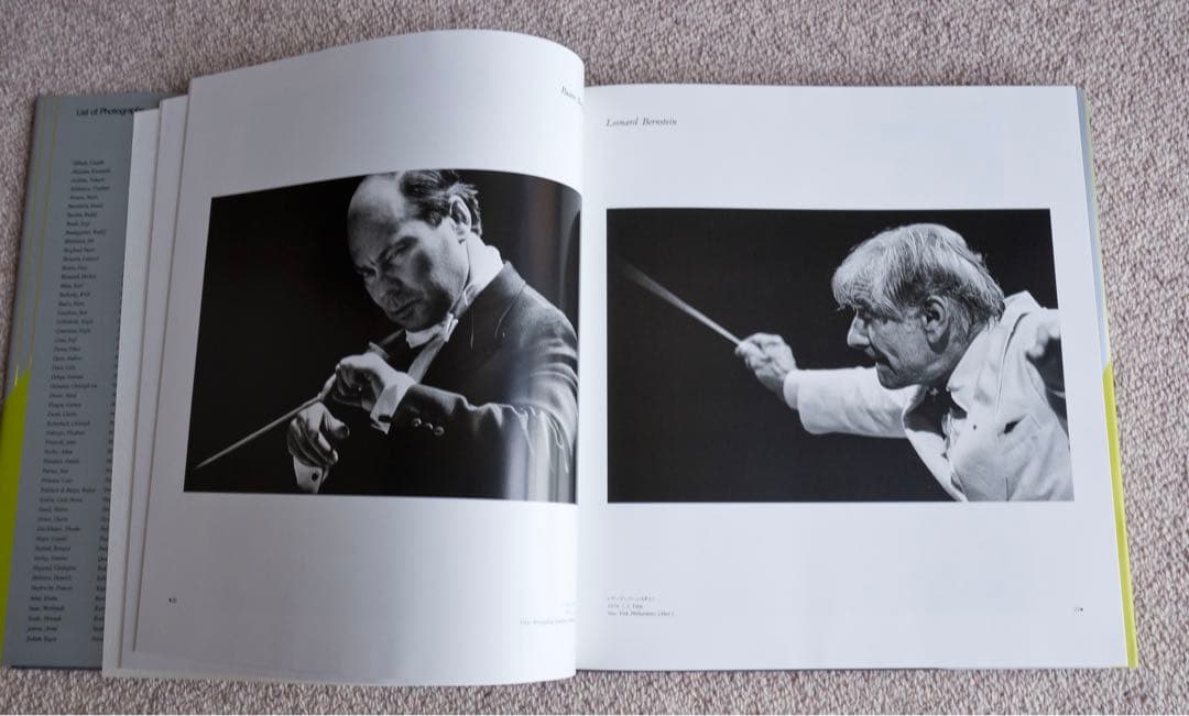 値下げ　サイン入り　木之下晃　世界の音楽家「指揮者」