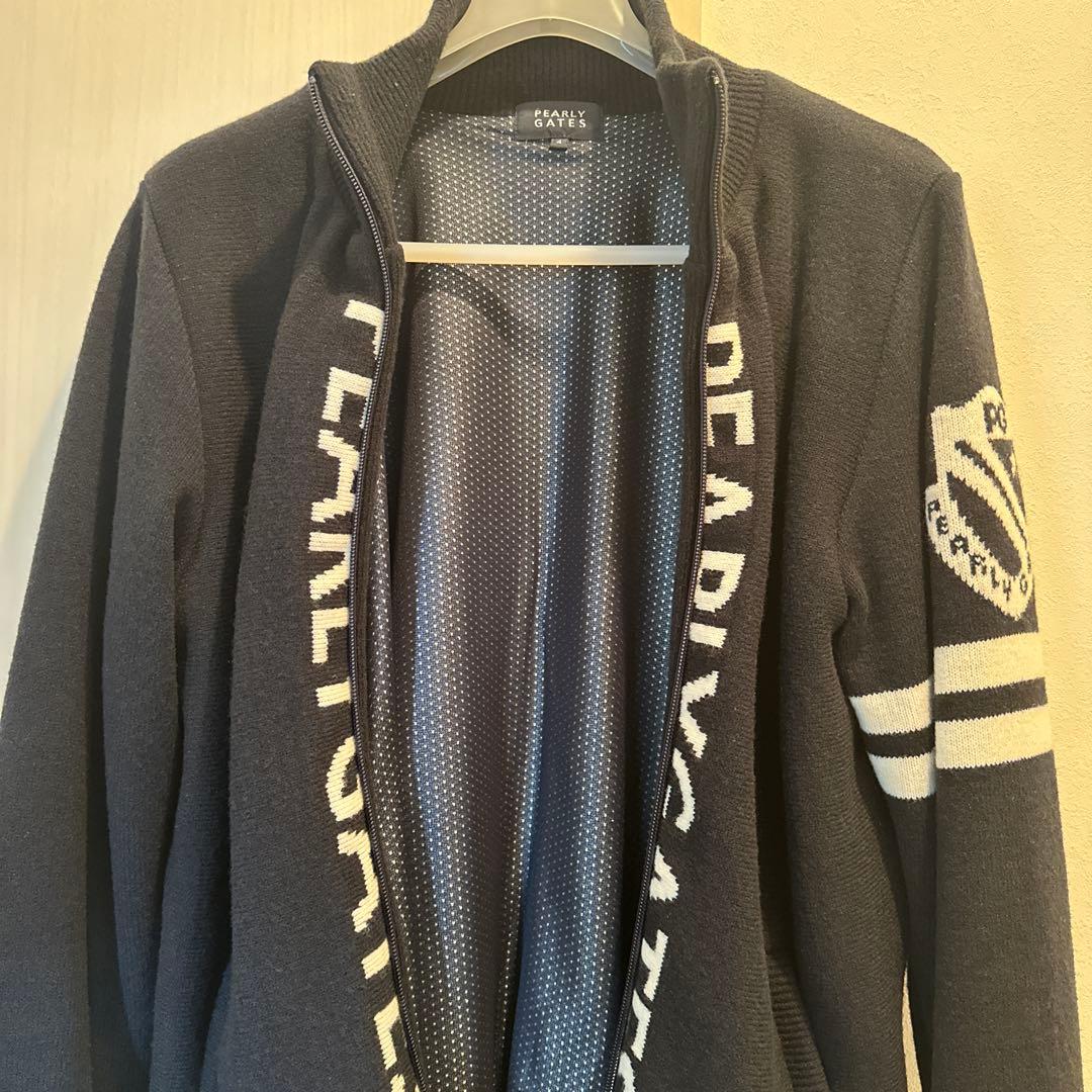 ☆★美品パーリーゲイツ ブラックジップアップジャケット サイズ4 ★☆