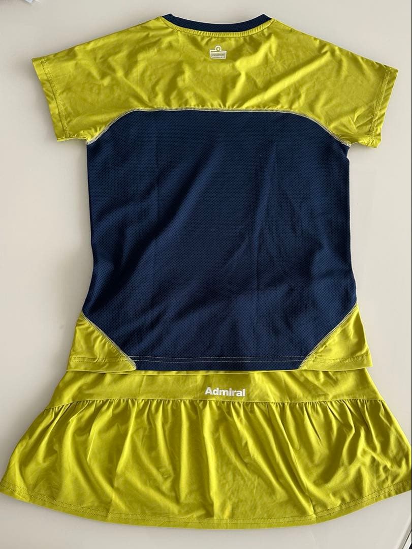 Admiral テニスウェア ライムグリーン