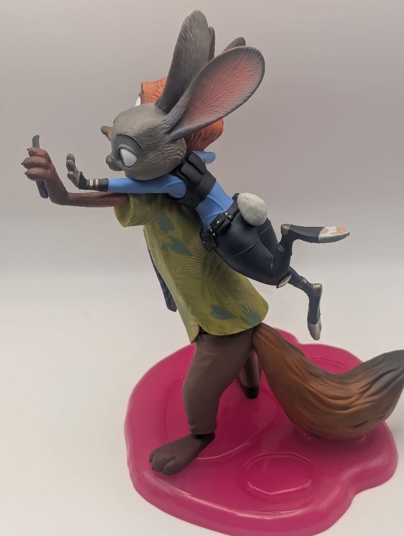 開封済 Happyくじ A賞 ニック ジュディ セルフィーフィギュア ズートピア