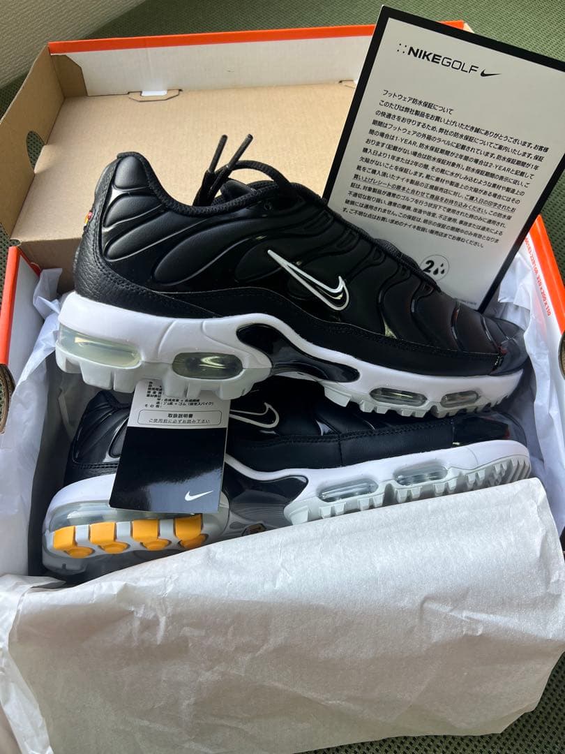 ◆新品箱付き　ナイキ エアマックス プラス G ゴルフシューズ¥30,250