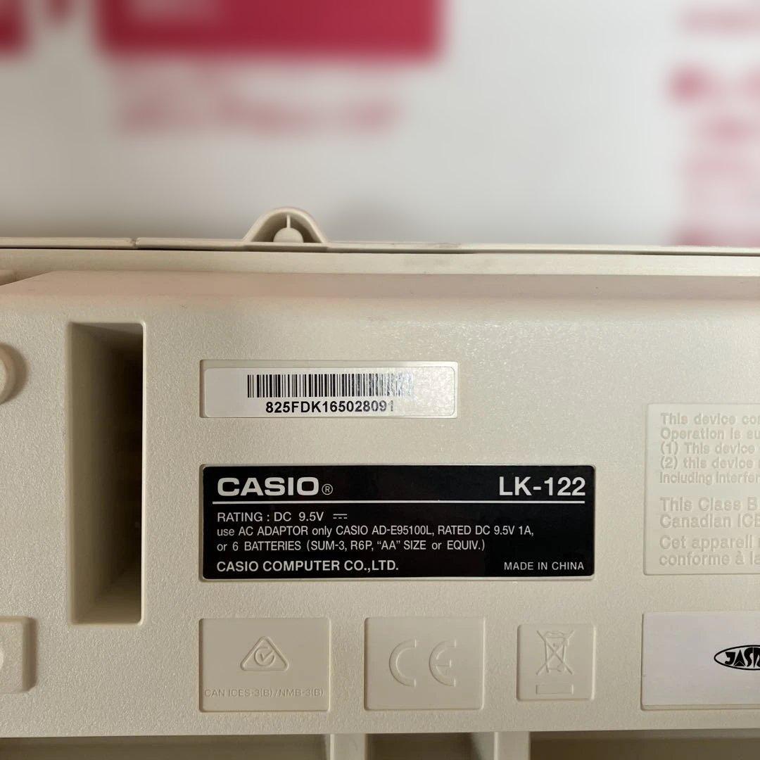 カシオ⭐︎光ナビゲーションキーボードLK-122 61鍵盤