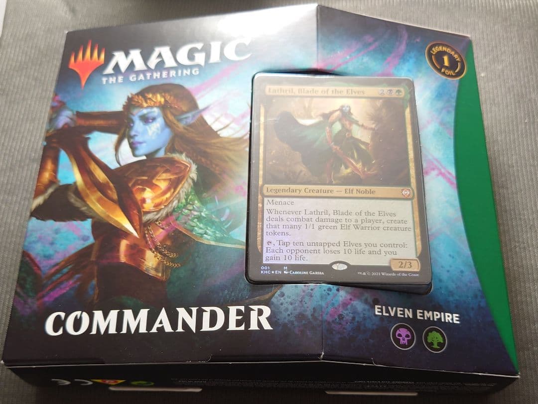mtg 絶版稀少 新品未開封 カルドハイム 統率者デッキ エルフの帝国 khc