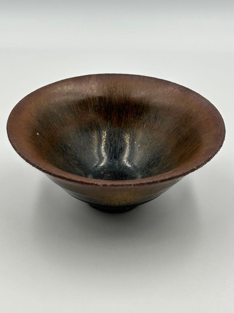 ★0010　宋時代　建窯 兎豪天目茶碗★茶道具 茶器 唐物天目 中国美術