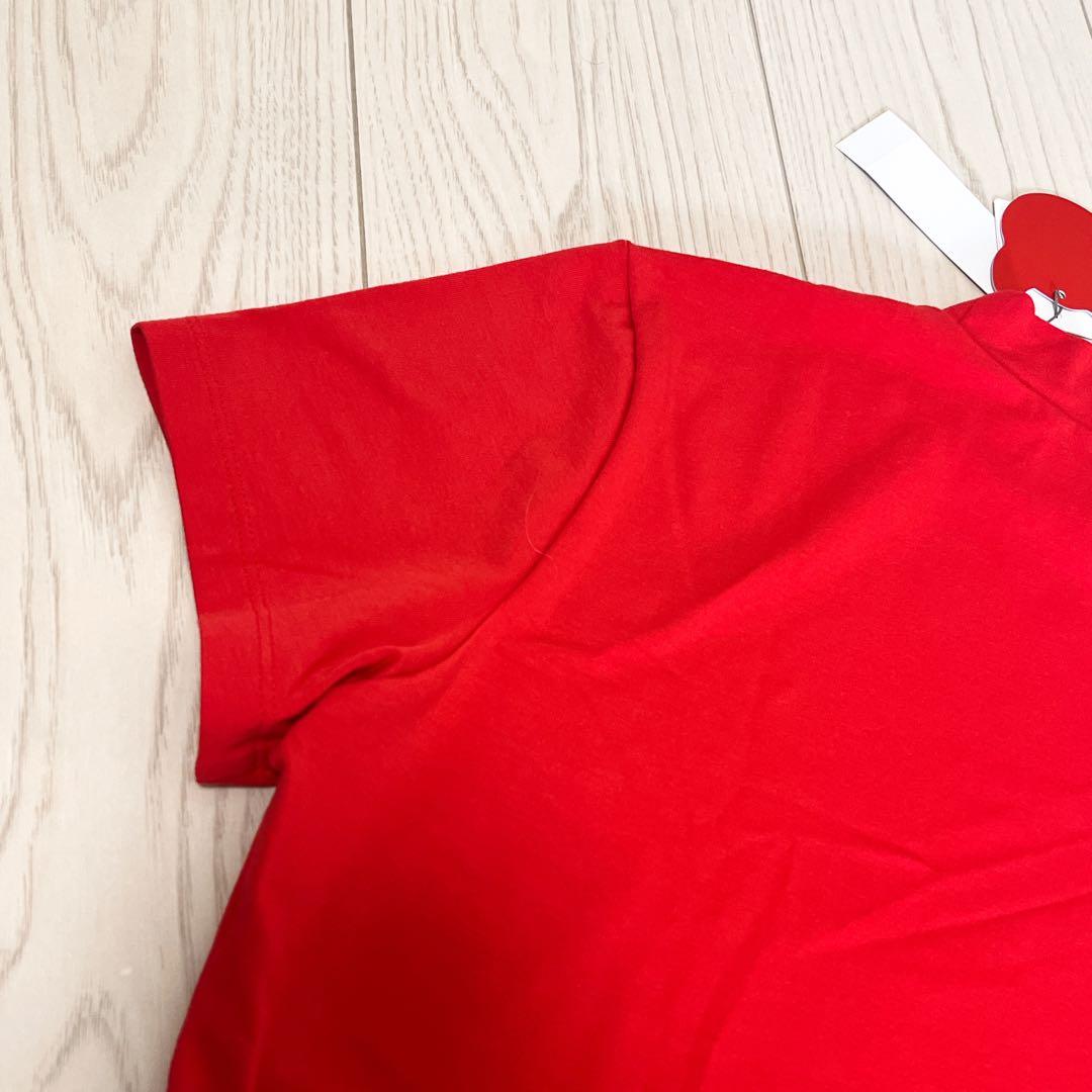 ☆未使用タグ付き☆ WAAC 半袖ネックシャツ 赤　ゴルフ　L