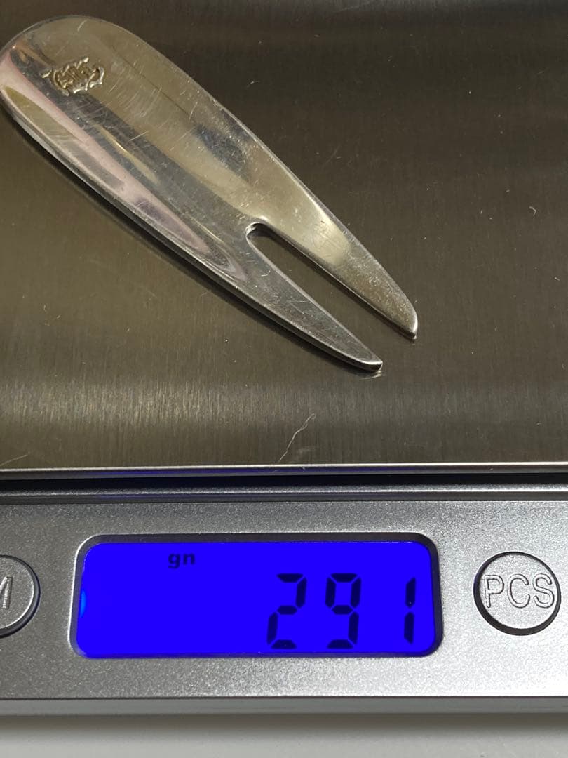 ゴルフ　グリーンフォーク SILVER 銀製　2枚　vintage