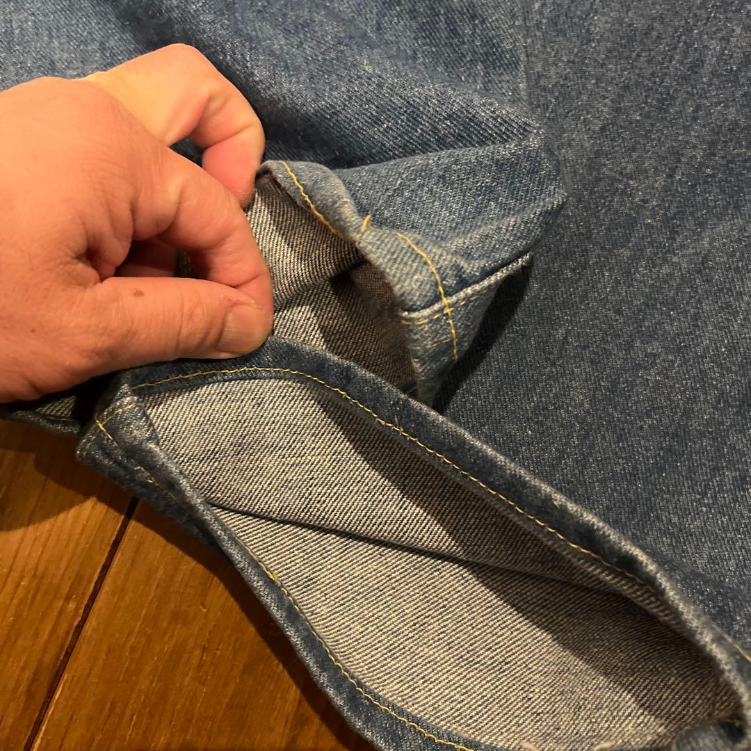 ヴィンテージ希少70s Lee 200-0049 デッドストックストレートデニム