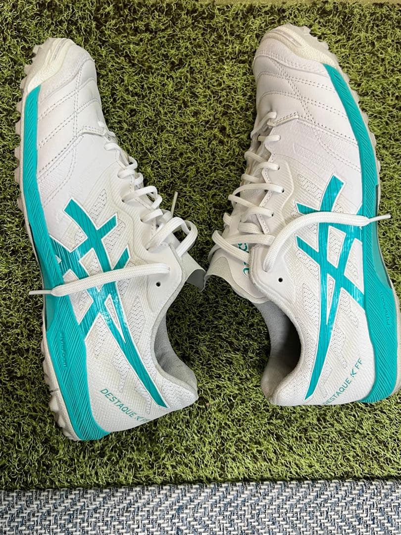 ASICS サッカーシューズDESTAQUE K FF TFホワイト26cm