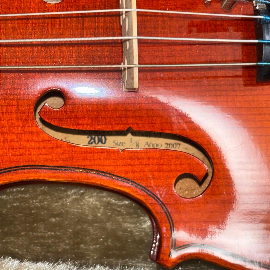 2007年製 SUZUKI No200 1/8 鈴木 バイオリンセット 子供